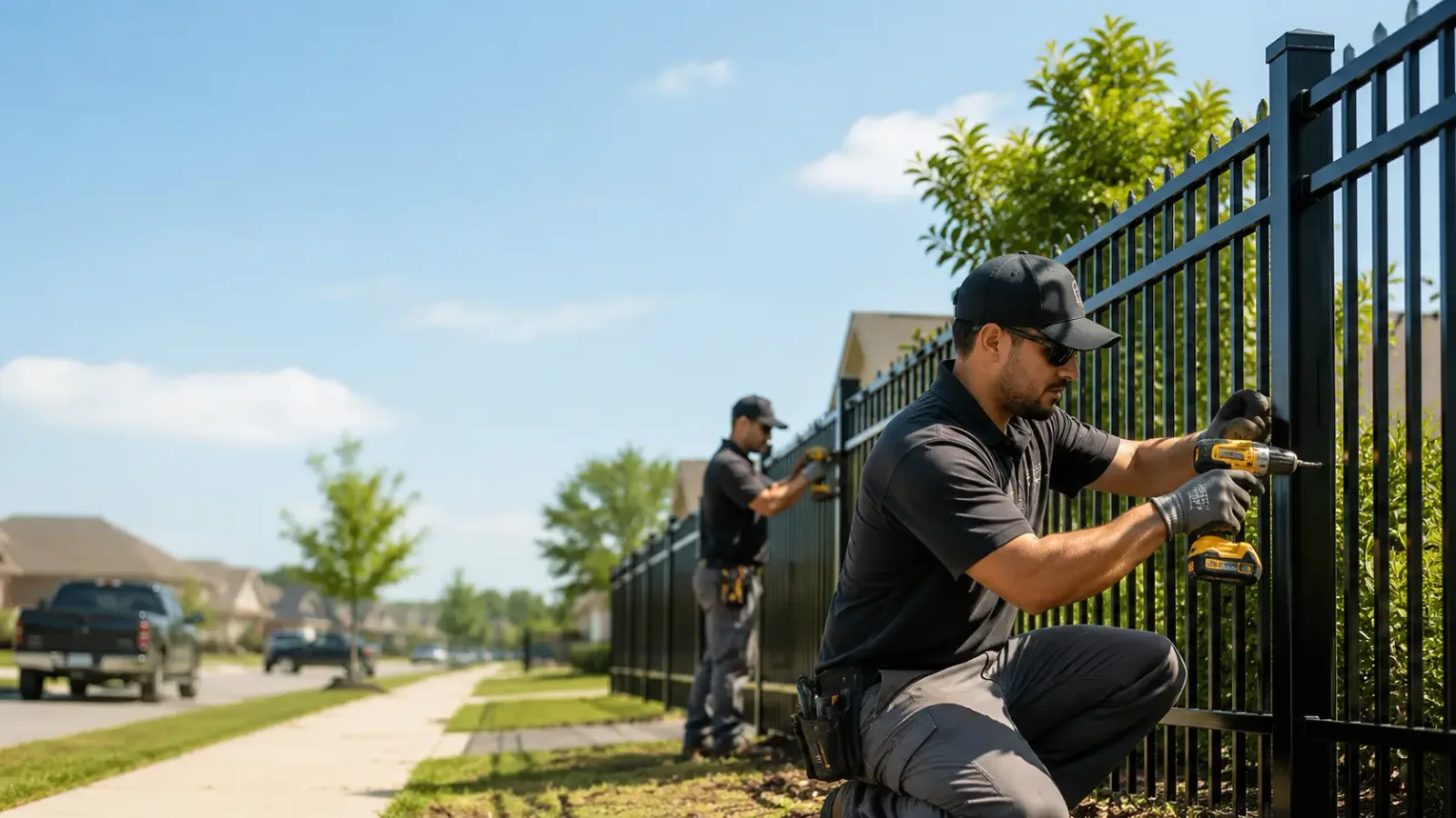 Metal Fence Installation in Wolverine, MI